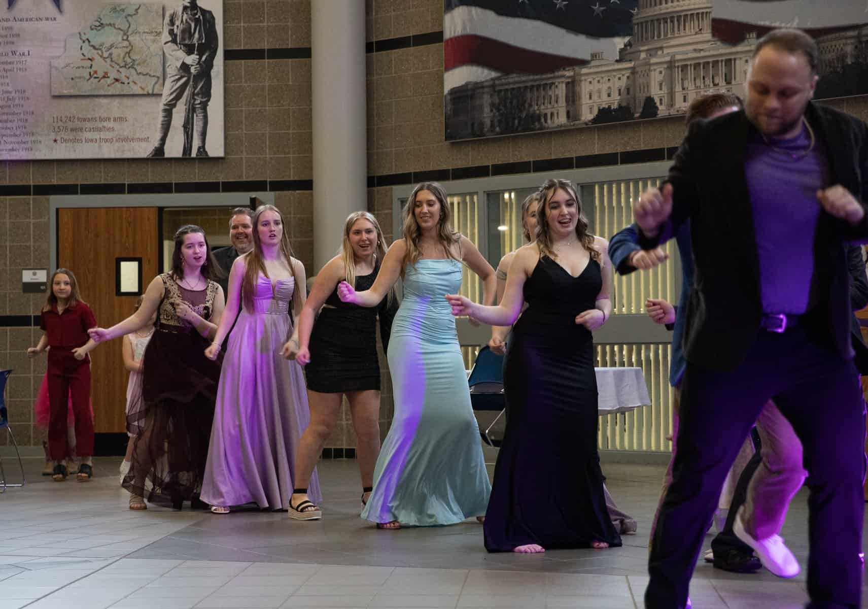Guard families dancing at the Military Family Ball