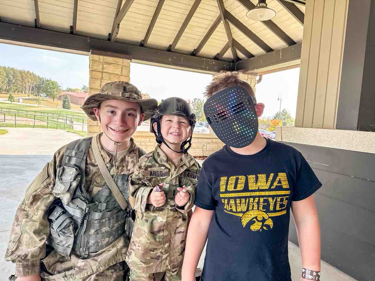 Families gathered at an Iowa CYP fall festival