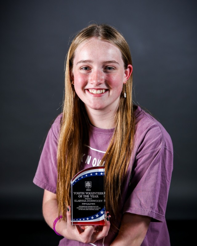 Klaryssa “Klair” Dunwoody volunteering with the State Teen Panel